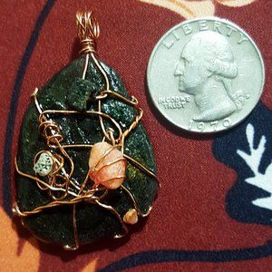 Handmade Pebble Necklace Pendant